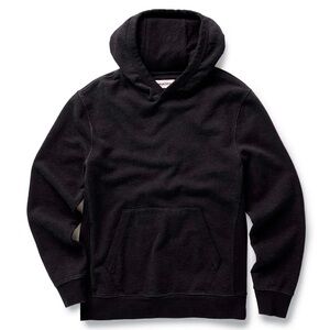 Huckberry Taylor Stitch Men's The Sunset Hoodie Sweater Black Indigo Cotton 40 M